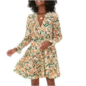 Pomander Place Bermuda Blossom Floral Kenzo Dress Women’s Large Garden Party